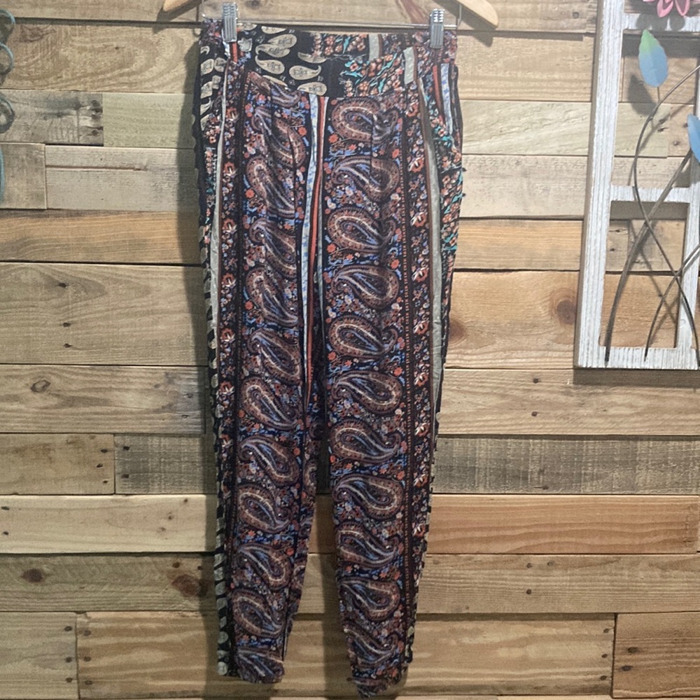 Rue21 Women's Loungewear, Lightweight Boho Stretchy Lounge Pants, Black, Medium